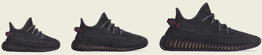 yeezy 350 black november 2019