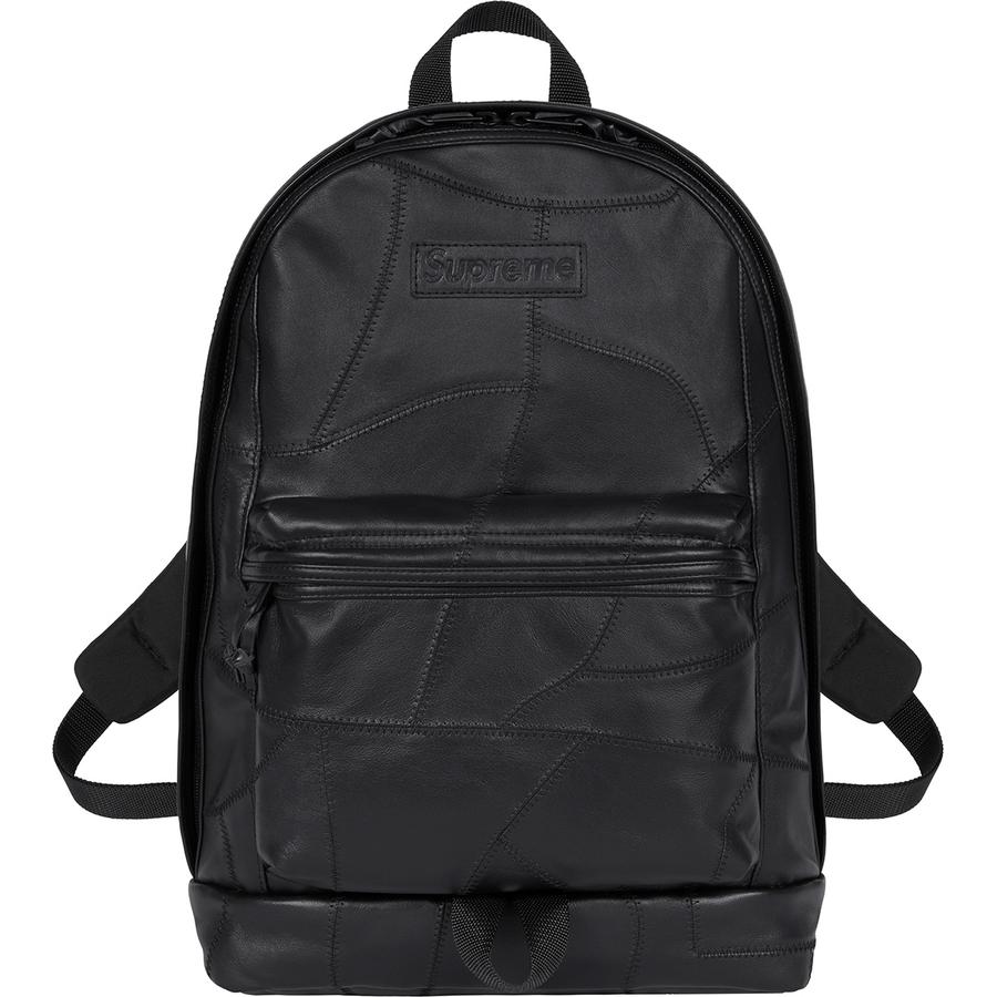 supreme backpack leather