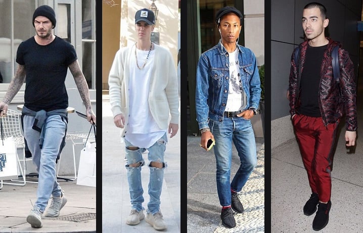 how to wear yeezy 350 with jeans