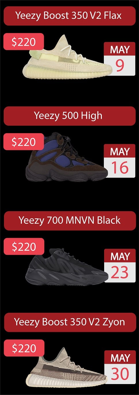 ranking yeezys