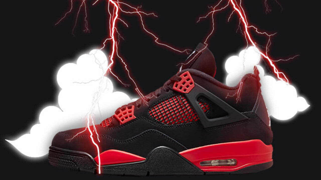 Jordan 4 Red Thunder  Storming the Way to Your Closet