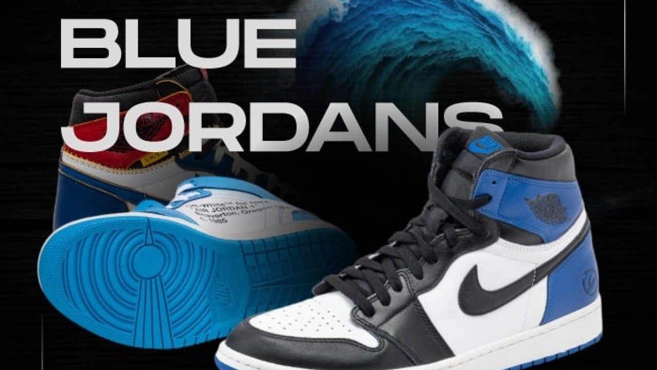 Jordans best sale in blue