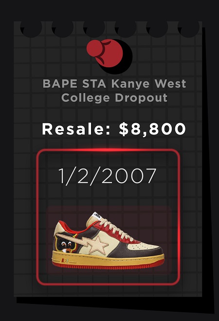 A Bathing Ape Kanye West College Dropout