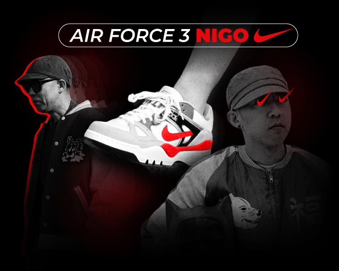 Nigo Nike Air Force 3 New NSB