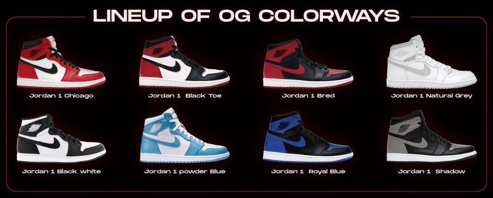 Air Jordan 1 OG Colorways NSB