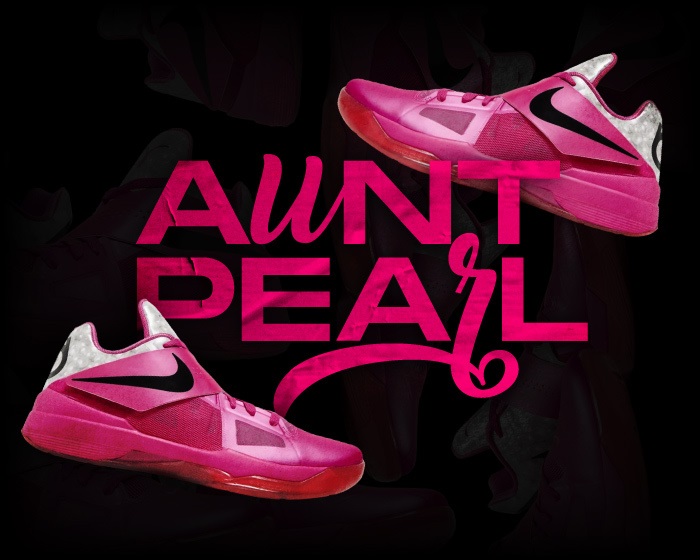 Nike KD 4 Aunt Pearl Is Why We ll Wear Pink Every Day