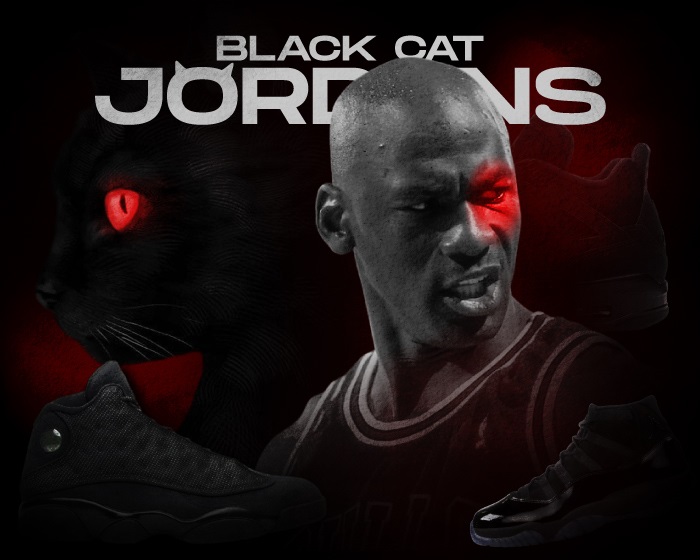 Black Cat Jordans NSB