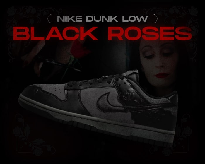 Nike Dunk Low Black Roses NSB