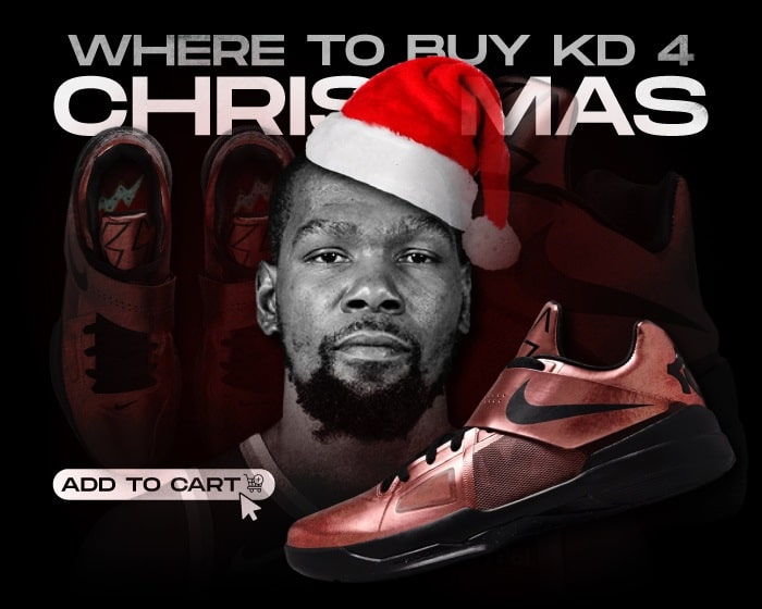 Where to Buy Nike KD 4 Christmas for Retail This Holiday