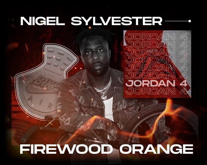 Nigel sylvester Jordan 4 firewood orange NSB