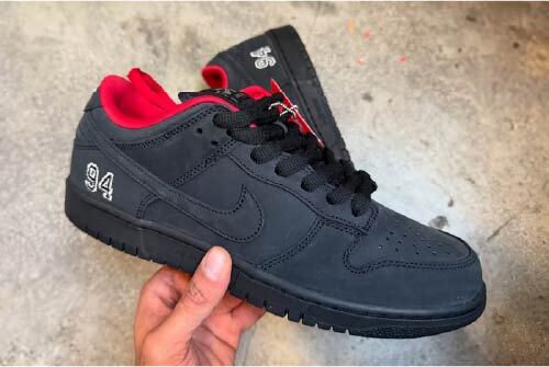 Nike Supreme SB Dunk Low Black NSB