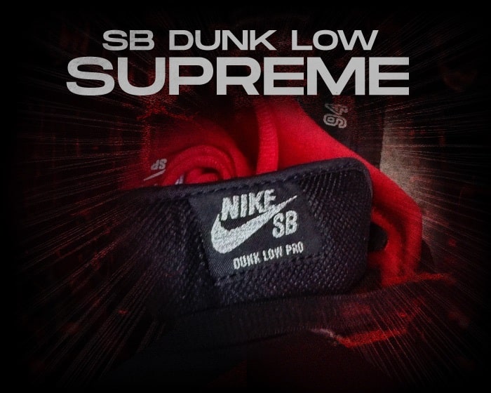 Supreme SB Dunk Low Black NSB