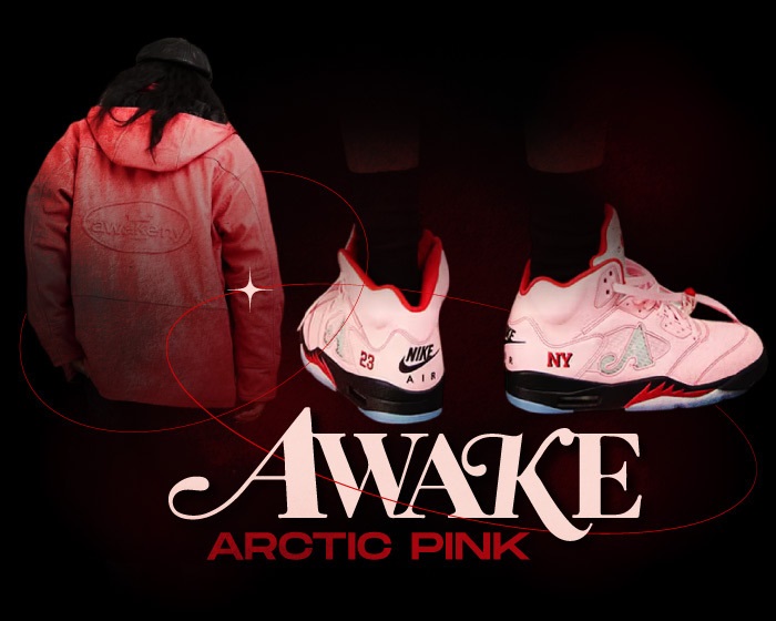 Awake NY Jordan 5 Pink NSB