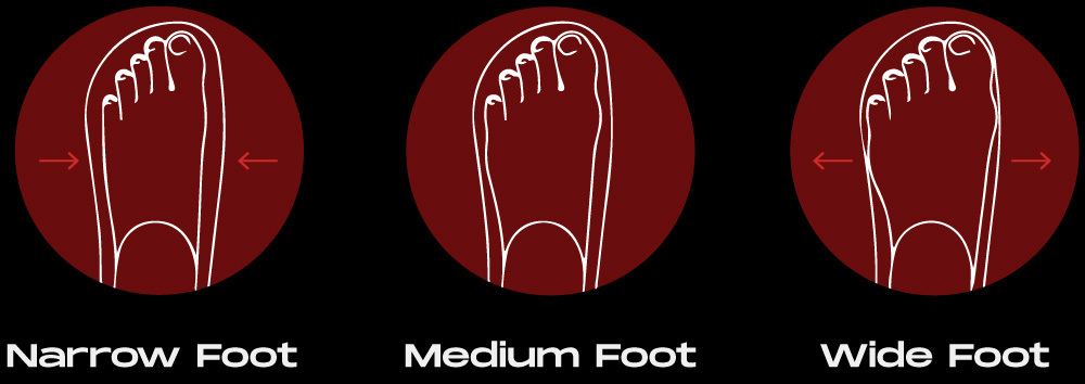 foot width chart NSB