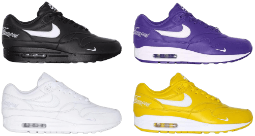 Supreme Air Max 1 Colorways NSB