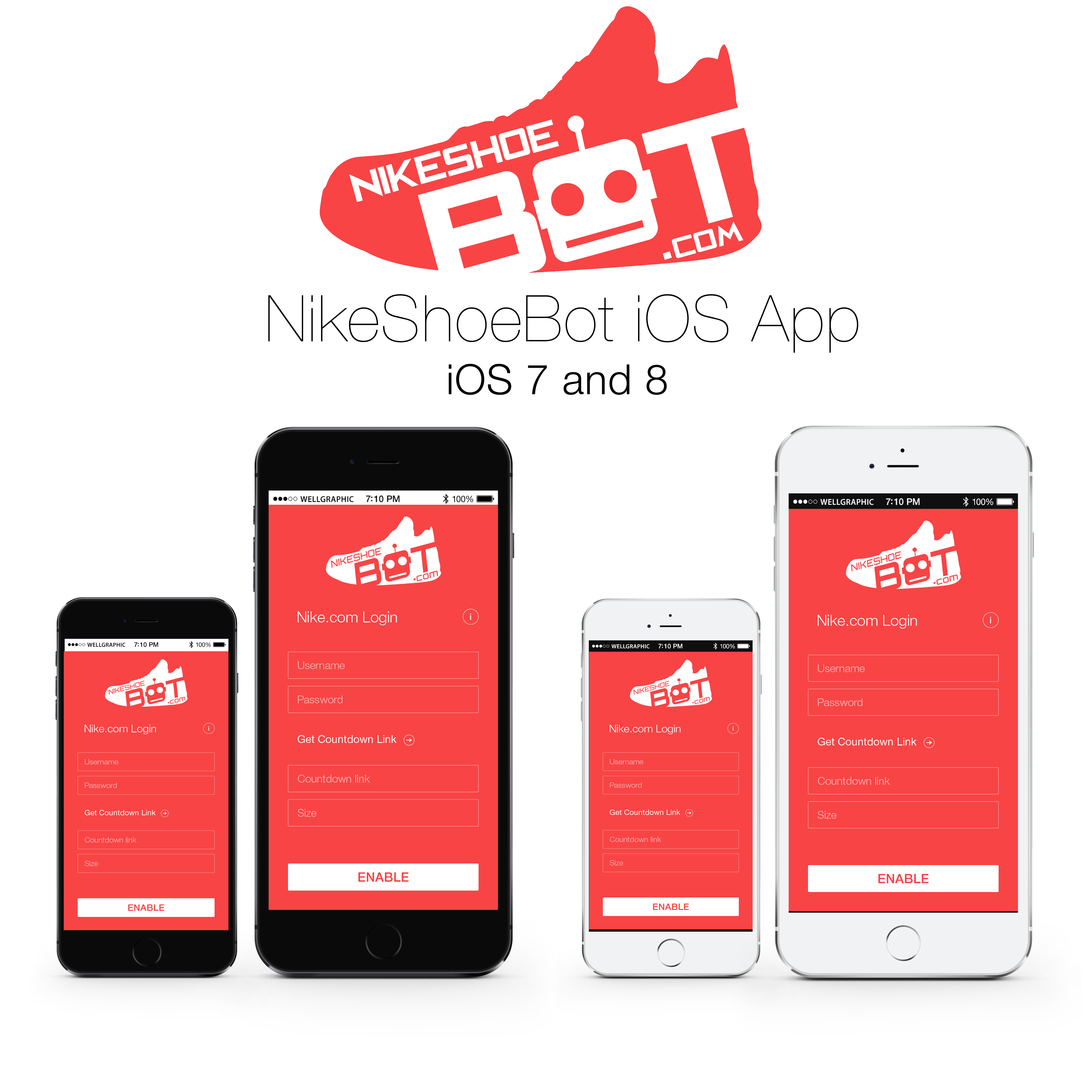 NikeShoeBot App | NikeShoeBot